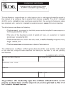 Form R-1355 - Exemption Certificate