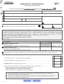 Arizona Form 141az Ext - Application For Filing Extension For Fiduciary Returns Only - 2011