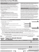 California Form Ftb 3563 (541) - Payment For Automatic Extension For Fiduciaries - 2011