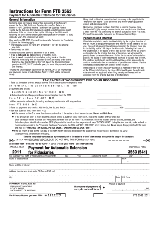 Top California Ftb Form 541 Templates free to download in PDF format