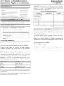 Arizona Form 141az Es - Estate Or Trust Estimated Income Tax Payment Instructions - 2011
