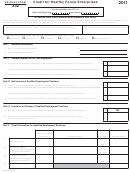 Arizona Form 332 - Credit For Healthy Forest Enterprises - 2011