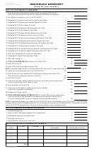 Form Rev-414(i) - Individuals Worksheet