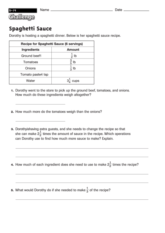 spaghetti-sauce-math-worksheet-with-answers-printable-pdf-download