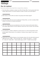 The Cd Cabinet - Fraction Worksheet With Answers