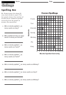 Spelling Bee - Fractions Worksheet With Answers