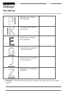 Two Moves - Geometry Worksheet With Answers