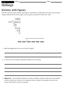 Division With Figures - Math Worksheet With Answers