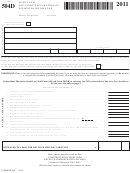 Fillable Form 504d - Maryland Fiduciary Declaration Of Estimated Income Tax - 2011 Printable pdf