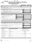 Form Ct-43 - Claim For Special Additional Mortgage Recording Tax Credit - 2011