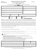 Form Tel-2 - Telework Expenses Tax Credit Confirmation Application