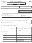 Fillable Arizona Form 306 - Military Reuse Zone Credit - 2012 Printable pdf