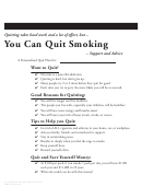 A Personalized Quit Smoking Plan - U.s. Department Of Health And Human Services