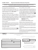 Form 500cp - Virginia Corporate Income Tax Automatic Extension Voucher - 2014