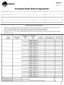 Montana Form Ct-207 - Exempted Sales Refund Application