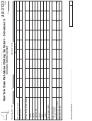 Form Au-212.3 - Schedule Iii - New York State Pari-mutuel Betting Tax Return - Simulcast Credits Claimed