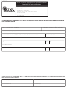Form R-1393 - Resale Certificate Application For Used Vehicle Dealer Purchases Of Parts And Services