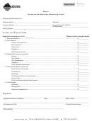 Montana Form Id-mo - Motel Income And Expense Reporting Form
