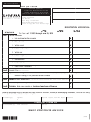 Form R-5390 - New Application Special Fuels Decal For Vehicles Using Liquefied Petroleum Gas, Compressed Natural Gas, And/or Liquefied Natural Gas