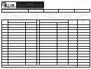 Form R-5395 - Schedule I - Terminal Operator Schedule Of Receipts