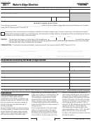 California Form 100-we - Water's-edge Election - 2011