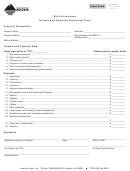 Montana Form Id-mw - Mini-warehouse Income And Expense Reporting Form