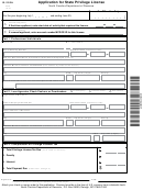 Form B-202a - Application For State Privilege License