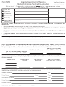 Form Wrc - Worker Retraining Tax Credit Application