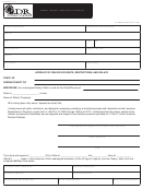 Form R-6404 - Affidavit Of Waiver Of Restrictions And Delays