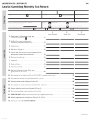 Form G1 - Lawful Gambling Monthly Tax Return