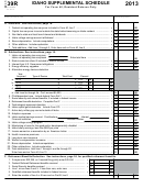 Form 39r - Idaho Supplemental Schedule - 2013