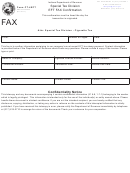 Form Ct-4eft - Eft Fax Confirmation