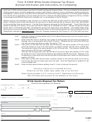 Form E-500h - White Goods Disposal Tax Return