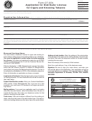 Form Ct-cdl - Application For Distributor License For Cigars And Smoking Tobacco