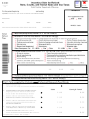 Form E-585s - Incentive Claim For Refund State, County, And Transit Sales And Use Taxes