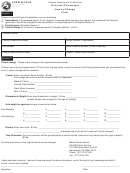 Form M-233ic - Oversize/overweight Inquiry/change Form