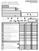 Form 511x - Oklahoma Amended Resident Individual Income Tax Return - 2011