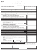 Fillable Form Mf-360 - Consolidated Gasoline Monthly Tax Return Printable pdf