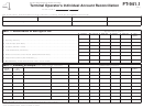 Form Ft-941.1 - Terminal Operator's Individual Account Reconciliation