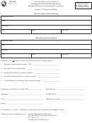 Form Mf-629 - Change Of Name/address Form