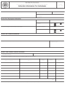 Form Tc-805 - Collection Information For Individuals