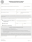 Form Mv-afv - Application And Verification For Issuance Of An Alternative Fuel License Plate