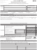 Form Ct-990t Ext - Application For Extension Of Time To File Unrelated Business Income Tax Return - 2013