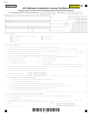 Form Clt-4 - Montana Corporation License Tax Return - 2013