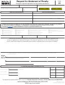 Form 21 - Request For Abatement Of Penalty