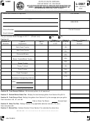 Form L-2087 - Application For Refund Of User Fee Paid On Motor Fuel (diesel, Gasoline, Lp) Used In Trucking Equipment