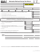 Form 34 - Nebraska Railroad Excise Tax Return