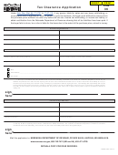 Form 36 - Tax Clearance Application