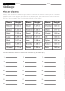 Clowns - Math Worksheet With Answers
