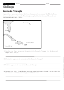 Bermuda Triangle - Math Worksheet With Answers